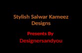 Designer Salwar Kameez  Designs For Girls 2016 By  Designersandyou |
