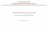 CS 5150 Software Engineering Scenarios and Use Cases
