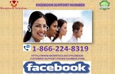 Facebook Support Number 1-866-224-8319 (Toll-free)