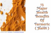 13 major health benefits of turmeric