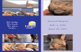 Annual Report July 1, 2006 - June 30, 2007 We help. We heal. We ...