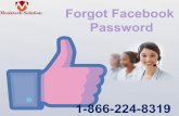 Dial 1-866-224-8319 Forgot Facebook Password for Pesky Issues