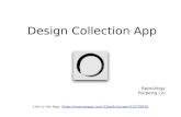 Design collection app slides