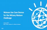 Watson API Use Case Demos for the Nittany Watson Challenge