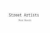 Street artists moodboards