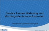 Steeles Avenue Widening and Morningside Avenue Extension - Display Panels, July 19, 2016