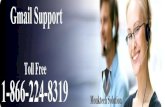 Gmail Customer Support Number 1-866-224-8319 support for Gmail messenger