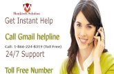 Gmail Help Number 1-866-224-8319 for configure Gmail in Outlook