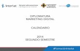 Calendario_Diplomatura en Marketing Digital Nicaragua - Semestre 2_2014