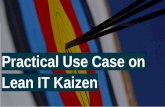 Practical Use Case for Lean IT Kaizen