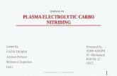 Plasma electrolytic carbo nitriding