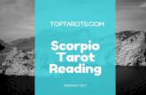 Scorpio Tarot Reading for the Month of February 2017