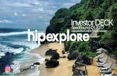 HipExplore Inc. Investor deck Q1 2017