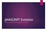 Javascript evolution