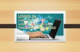 LESSON 16Using Project-based Learning Multimedia as a Teaching-Learning Strategy