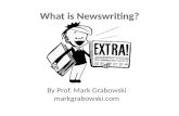 What is newswriting