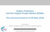 Online Platforms and the DSM - Scott Marcus