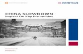 China slowdown impact on key economies