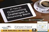 27 Tips on  Overcoming Challenges & Bouncing Back