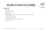 WelcomeTO VCC/Odette EDI training