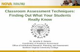 Classroom Assessment Techniques: Finding Out What Your ...