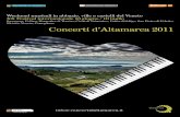 Concerti d'Altamarca 2011 – Il programma dei concerti in pdf