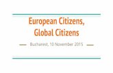 European Citizens, Global Citizens - Dissemination