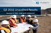 Q3 2016 Results Conference Call