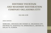 HISTORIC FOUNTAIN AND MASONRY RESTORATION COMPANY OKLAHOMA CITY 816-500-4198