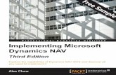 Implementing Microsoft Dynamics NAV - Third Edition - Sample Chapter