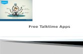 Attractive free talktime offers