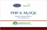 Learning of Php and My SQL Tutorial | For Beginners