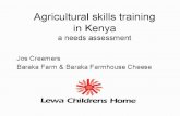 Agricultural vocational training in Kenya  a needs assessment
