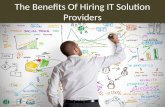 The Benefits Of Hiring Professional IT Solution Providers