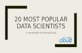 20 most popular data scientists