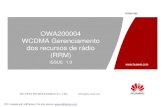 03 wcdma gerenciamento dos recursos de rádio Huawei