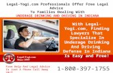 Parents of Teens Facing Underage Drinking and Driving Charges in Indiana Are Provided Free Legal Advice by the Professionals at Legal-Yogi.com