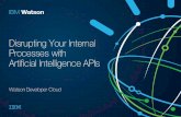 Disrupting Internal Processes with Artificial Intelligence APIs