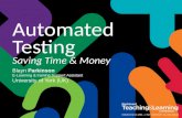 Automated Testing: Saving time and money