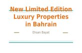 New Limited Edition Luxury Properties in Bahrain