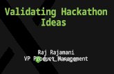 Hackathon Idea validation
