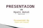 Hyatt Hotel ( Hyatt  Hotel Regency Amritsar )