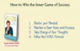 How to win the inner game of success