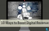 10 Ways to Boost Digital Revenue
