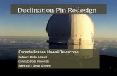Declination Pin Realignment