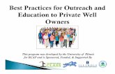 Outreach private well owners