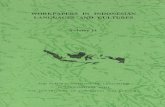 Workpapers in Indonesian Languages and Cultures, vol. 11