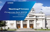 Taxing Times Finance Act 2015 & Current Tax Developments