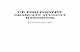 Graduate Student Handbook Philosophy