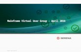 Mainframe VUG Presentation April 2016